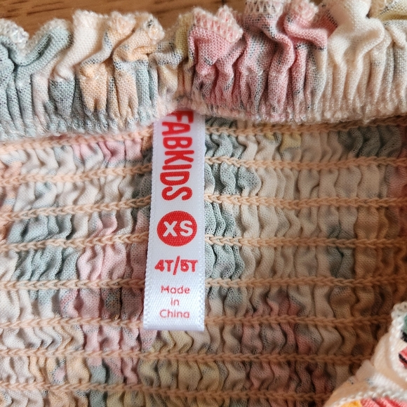 Girls FABKIDS Romper Size XS (4T/5T) - Picture 3 of 6